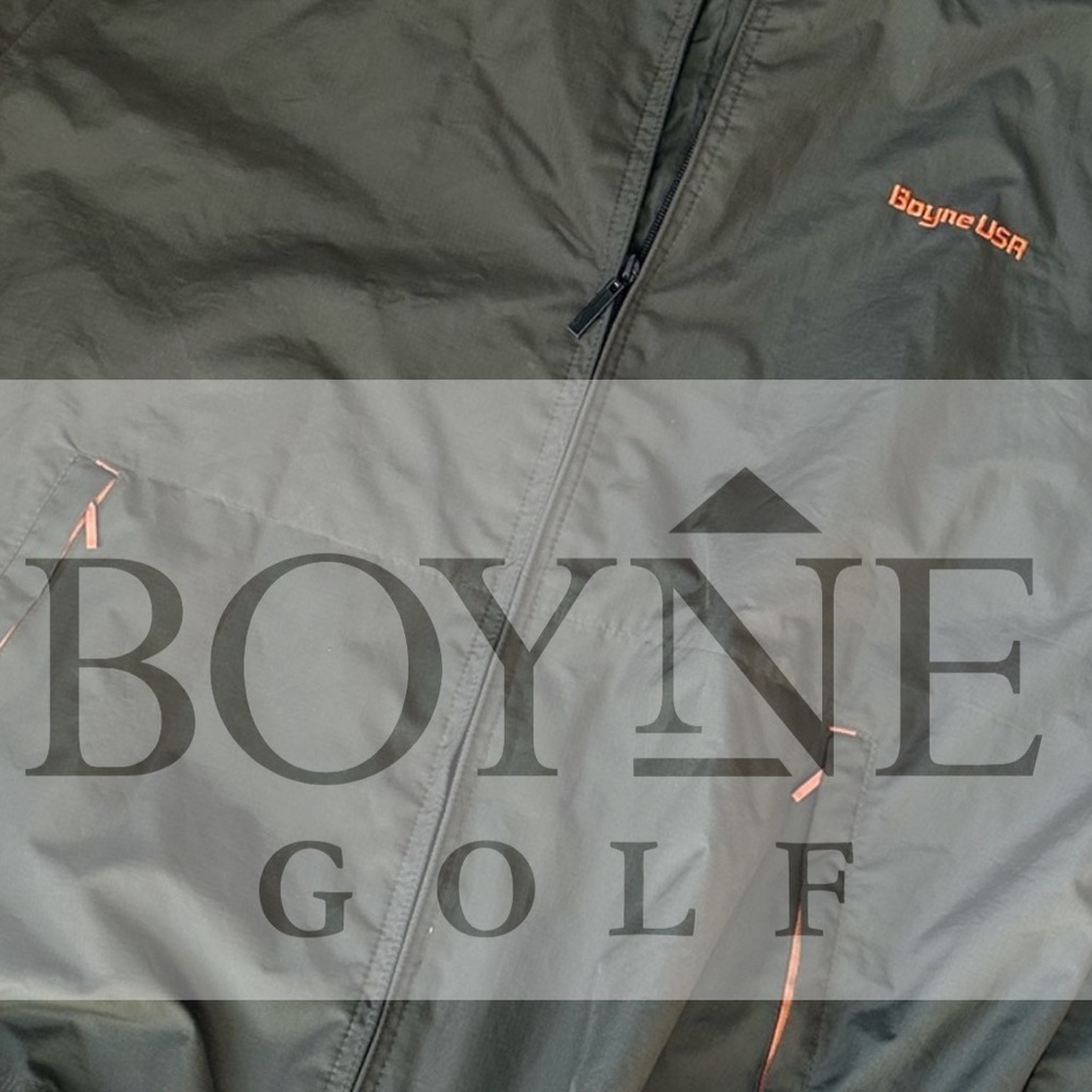 Boyne USA Boyne Mountain Spring Golf Jacket Rain Jacket Windbreaker Sun Mountain
